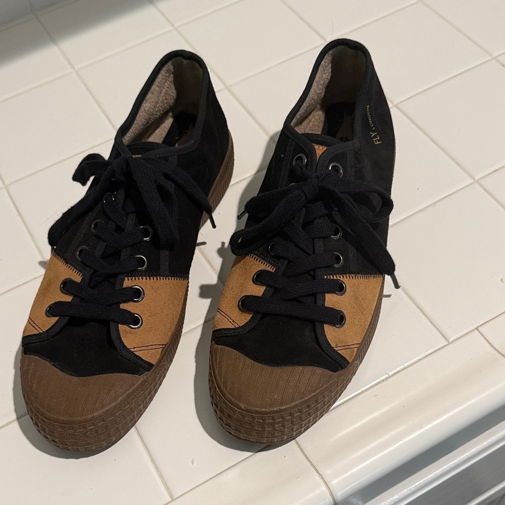 Fly London Black and Brown Sneakers - like new